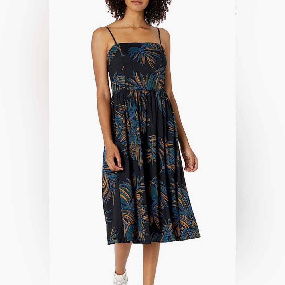 Goodthreads Black and Blue Floral Dress